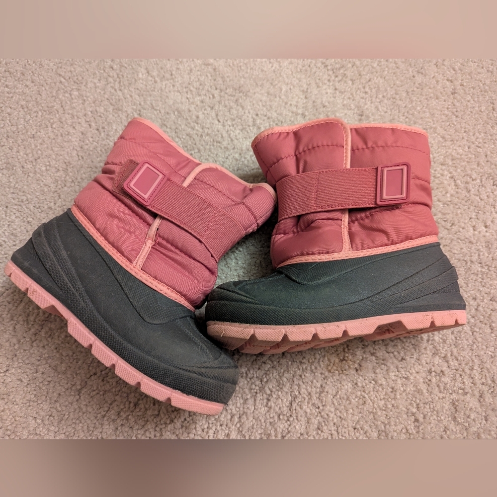 Cat & Jack Kids Pink Winter Boots